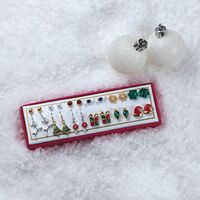 Holly Jolly 12-Piece Earring Pack - FINAL SALE - Thumbnail 1