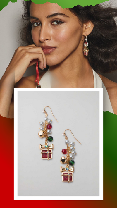Pearly Wrapped Presents Earrings - FINAL SALE