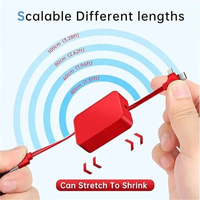 Retractable 3-in-1 Charging Cable – Fast Charge & Data Transfer - Thumbnail 2