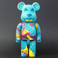 Custom Bearbrick 400% by Topo "Into the Deep" - Thumbnail 1