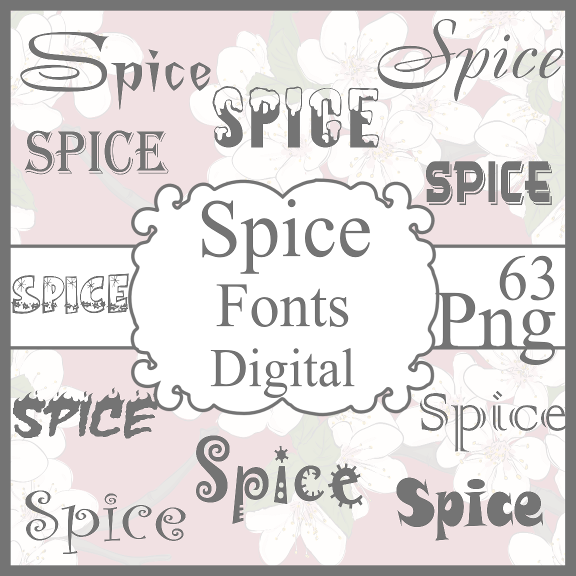 Spice Fonts Digital on Storenvy