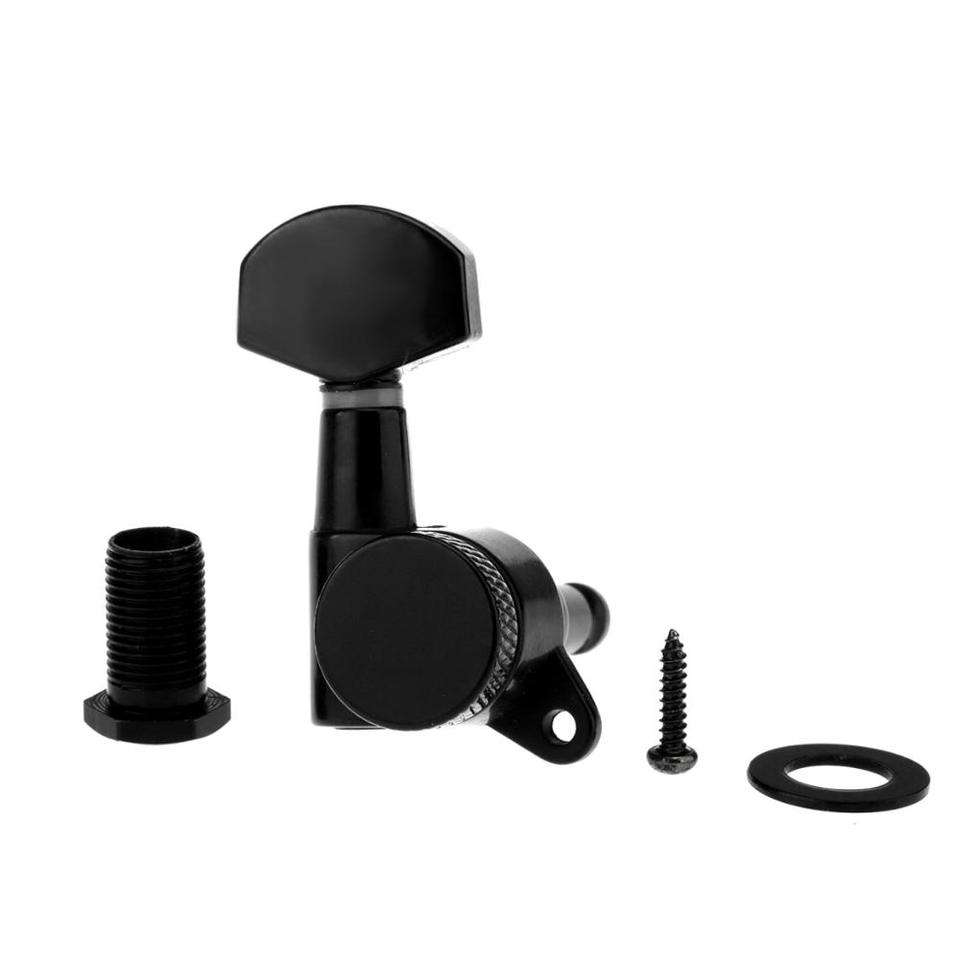 Musiclily Pro 6 in Line Guitar Locking Tuners Tuning Machines Set for