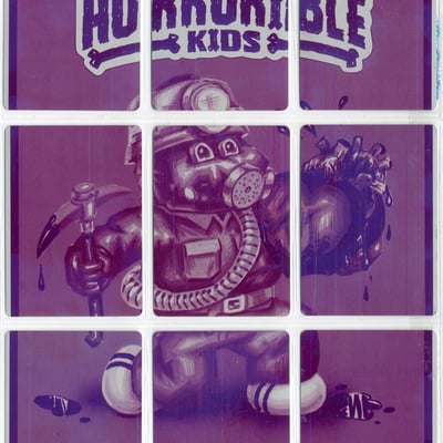 Mya bloody valentine / scary harry 9 plate puzzle sets