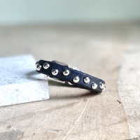 Tiny Dome Studs Wristband - Thumbnail 1