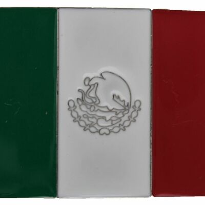Men women silver metal western fashion belt buckle mexico flag mexican eagle