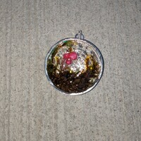 Red Glow Mushroom Necklace  - Thumbnail 1
