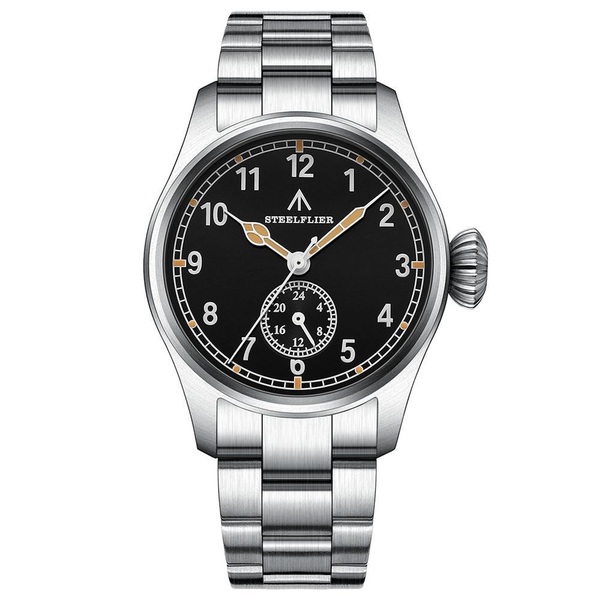 Mens Quartz Watches 39MM Case VH60 Movement Stainless Steel Luminous 20BAR Business Causal Wristwatch SF746