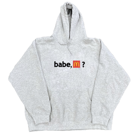 マクドナルド BABE, MCDONALDS? BLACK HOODIE, L パーカー BABE, MCDONALDS? BLACK HOODIE – The Cardi B & Offset Meal