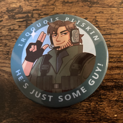 Iroquois pliskin button