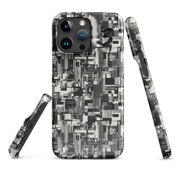 Monochrome Mosaic - Snap case for iPhone