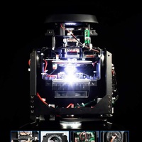 LED Spotlight Stage Effect Lighting DJ Moving Disco Head Lights - Thumbnail 3