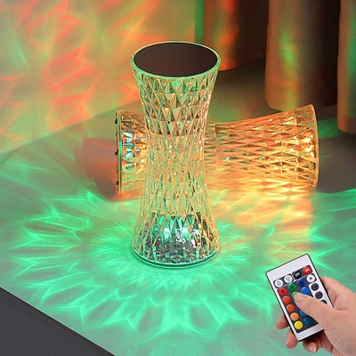Crystal LED Cordless Table Lamp