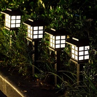  Solar-Powered Outdoor Path Lights - Thumbnail 3
