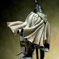 1/20 90mm Resin Model Kit Medieval Knight Teutonic Warrior Unpainted - Thumbnail 3