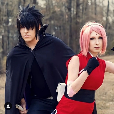 Sasuke and sakura ( naruto ) print