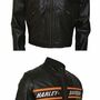 WWE Bill Goldberg Harley Davidson Biker Vintage Motorcycle Leather Jacket-2