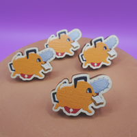 Pochita Bread Wooden Pin - Thumbnail 6