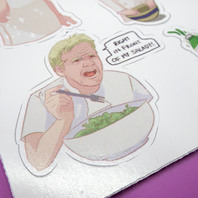 Gordon ramsay sticker-sheet