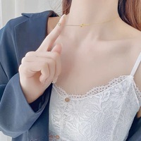 Heart And Cross Choker Necklace - Thumbnail 3