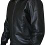 Happy Days Henry Winkler Fonzie Black Leather Motorcycle Jacket Coat-3