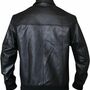 Happy Days Henry Winkler Fonzie Black Leather Motorcycle Jacket Coat-4