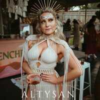 festival outfit, rave outfit, burning man, festival clothing, maxi dress, festival clothing, beach dress, goddess dress, rave. - Thumbnail 3