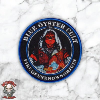 Blue Öyster cult woven patches