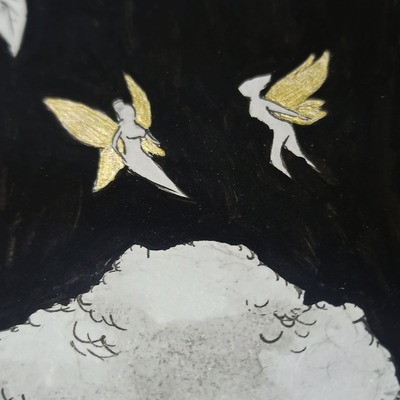 A song at the forest - original art