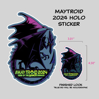#Maytroid 2024 Glitter Sticker - Thumbnail 3