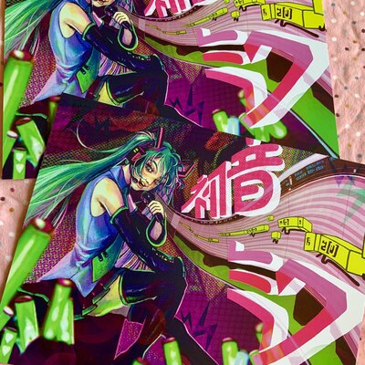 Hatsune miku art print