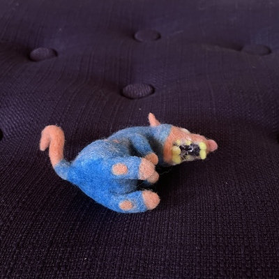 Blue plague rat