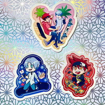 Sk8 the infinity stickers