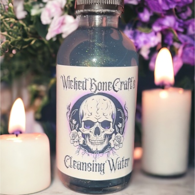 Wickedbonecrafts cleansing water