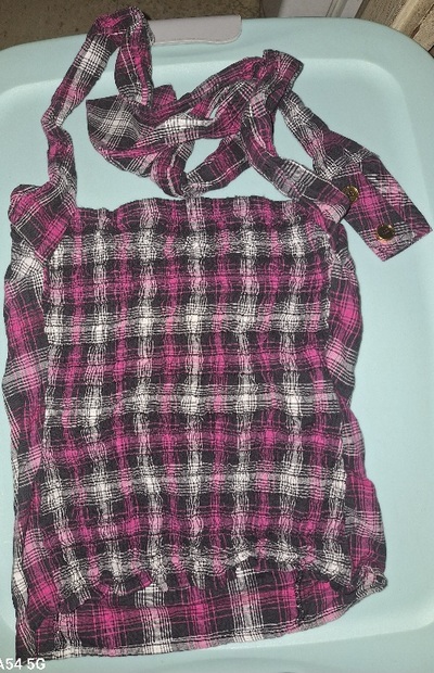 MA＊RS MARS Gyaru Sugar Gloss Multi Colored Halter Top Sz. M