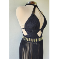 macrame dress Trinity, festival dress, wedding dress, beach weading dress - Thumbnail 1