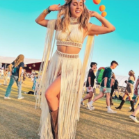 Amunet dress, festival outfit, rave outfit, burning man, festival clothing, maxi dress, festival clothing, beach dress, goddess dress, rave. - Thumbnail 1