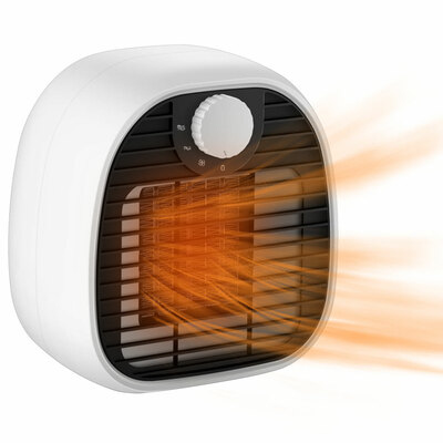 1000w portable electric heater cooler 3 gear ptc ceramic space heater overheating tip over protection 3s heating space for 269 sqft home office use