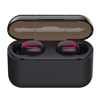 Tws wireless 5.0 earbuds in-ear stereo headset noise canceling earphone headsets w/mic magnetic charging dock for driving working travelling