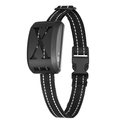 Electric Dog Collar Receiver Anti-Bark Dog Deterrent Training Collar with Beep Vibration Shock Modes for Dog Fence System-Black