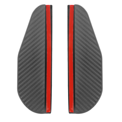 2pcs carbon fiber car side mirror rain guard mirror rain visor guard rear view side mirror rain eyebrow for most cars