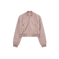 Vintage Stand Collar Zipper Jacket Flight Suit Jacket - Thumbnail 2