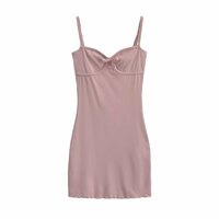 Bow Tie Slim Dress - Thumbnail 2