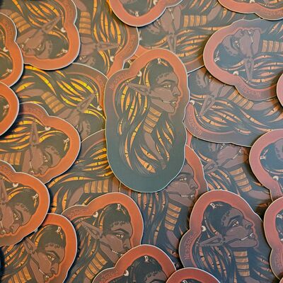 The darkness sticker