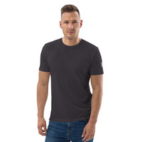 Grey Cotton T-Shirt WQN - Thumbnail 3