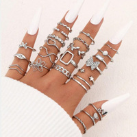  Women's Daily Parties Fashion Jewellery Women's Ring Set  - Thumbnail 1