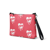 Nyvi Love Red and White Crossbody bag with strap  - Thumbnail 2