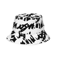 Nyvi Love Black and White Bucket Hat - Thumbnail 2