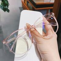 Women Retro Round Frame Anti blue light eyeglasses - Thumbnail 7