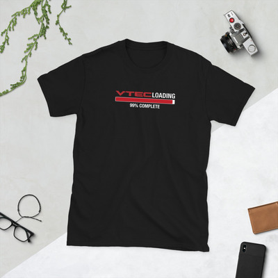 Vtec loading short-sleeve unisex t-shirt