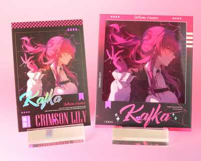 Honkai: Star Rail - Crimson Lily - Kafka Photocard & Polaroid - Set of 2 - Perfect gift for Kafka fans!